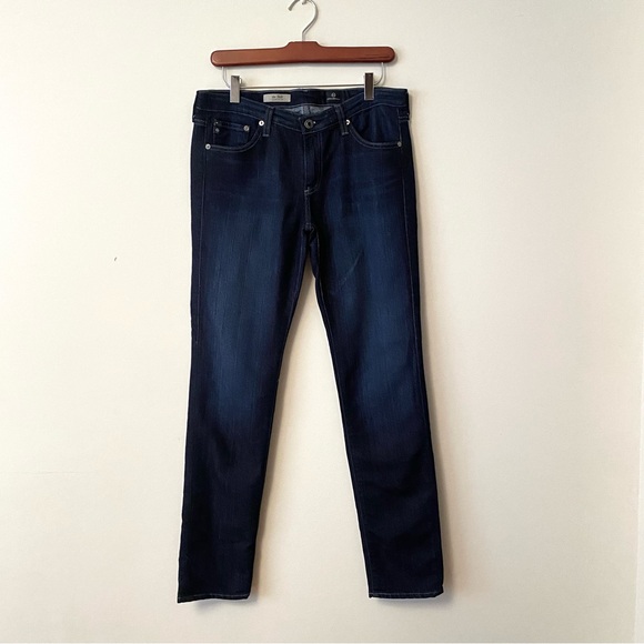 AG The Stilt Cigarette Leg Dark Wash Vintage Tailored Style Women’s Size 30R - Picture 3 of 14